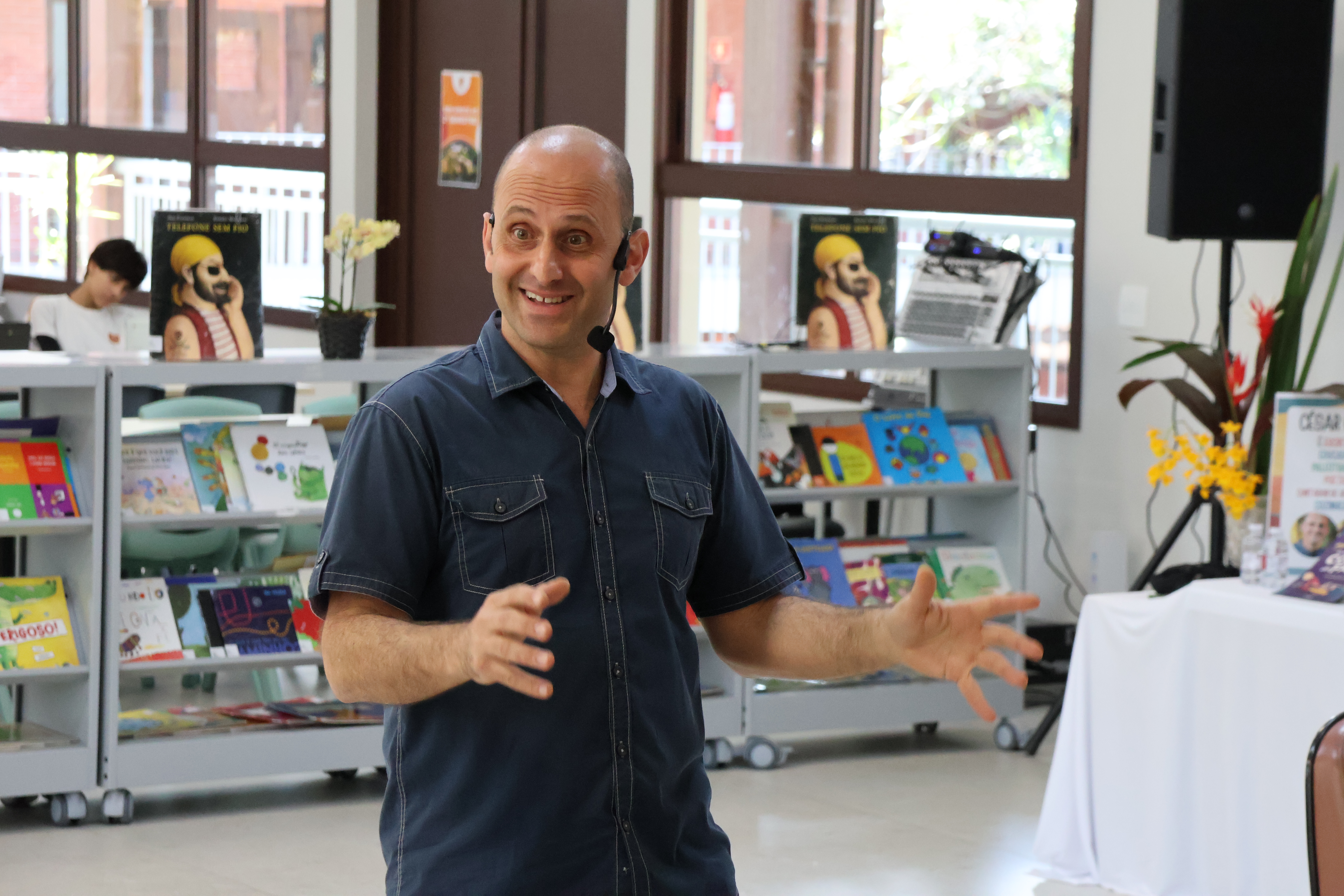 Alunos tiveram um encontro especial com César Obeid